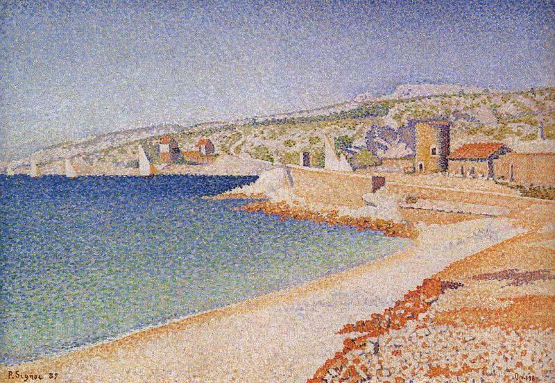 The Jetty at Cassis, Opus, Paul Signac